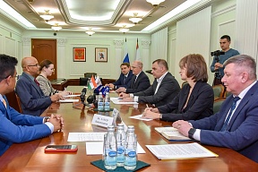 24-26.11.2022 On the visit to the Republic of Mari El of the Plenipotentiary Minister, Adviser to the Embassy of the Republic of India in Russia Subrata Das
