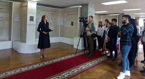 Об открытии выставки архивных документов «И памяти твоей, Великий Пётр, верна твоя великая Россия» 19 мая 2022 г.
