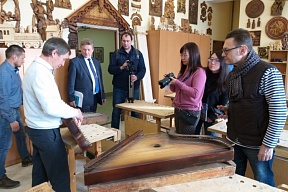 On the press tour for foreign journalists in the Mari El Republic On the press tour for foreign journalists in the Mari El Republic